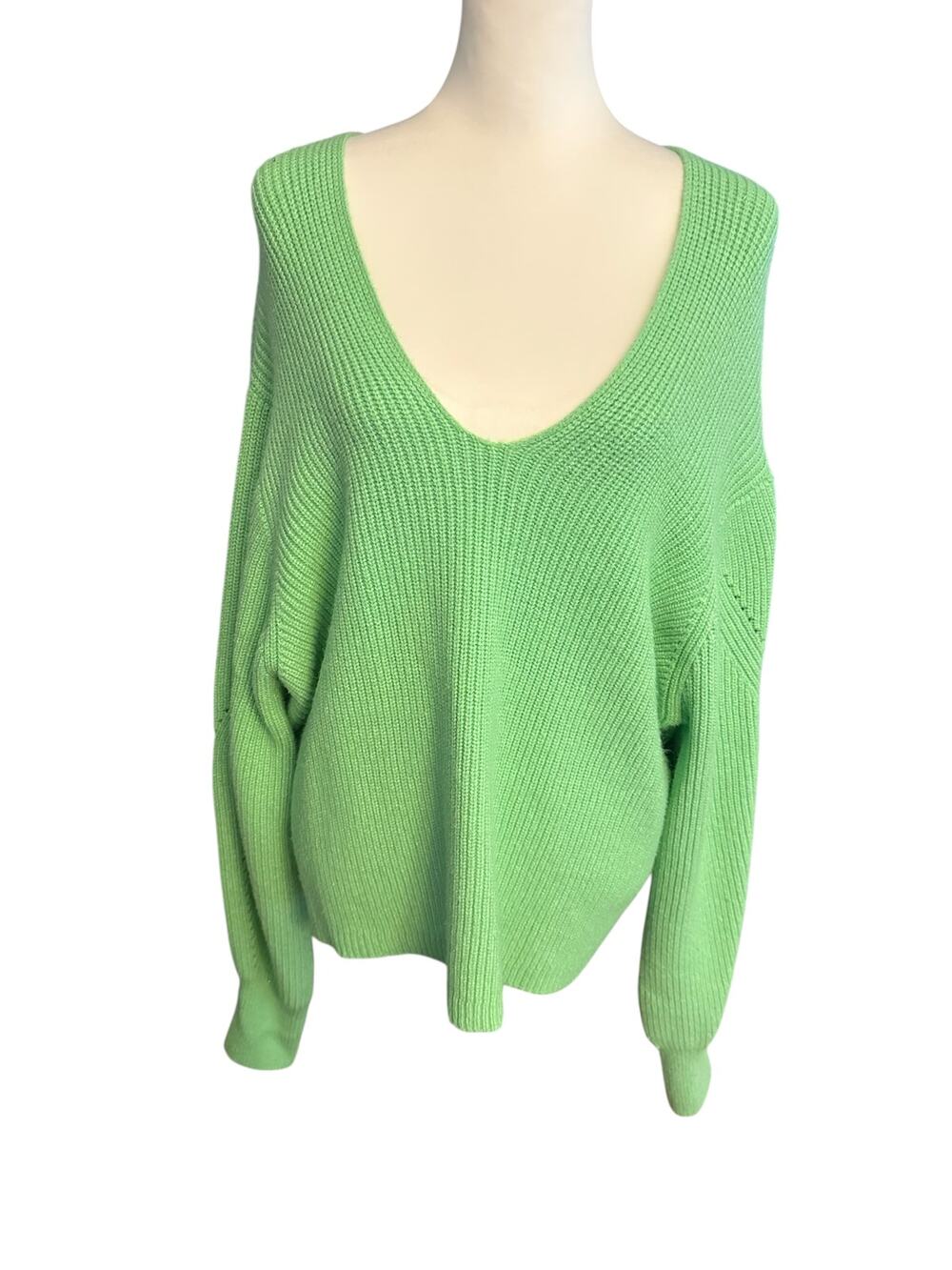 Tahari Green Women's Sweater Large